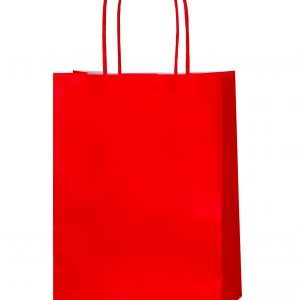 bright red bag